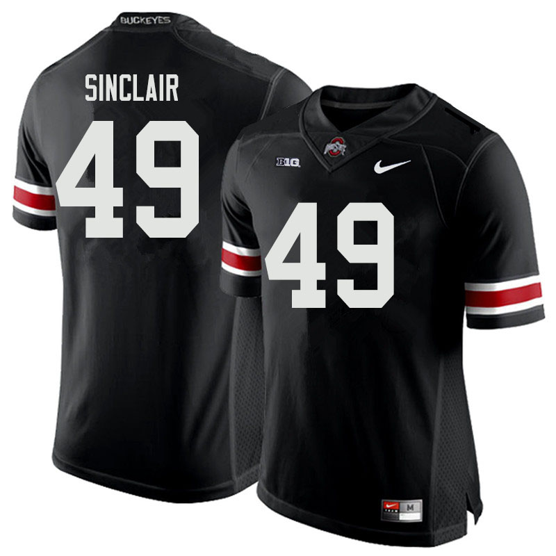 Ohio State Buckeyes #49 Darryl Sinclair College Football Jerseys Sale-Black